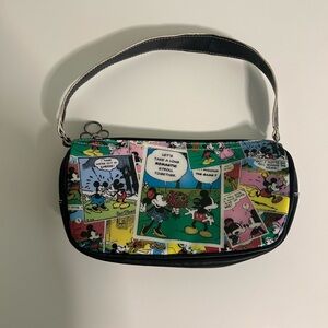 Vintage Dinsey Parks Minnie & Mickey Comic Strip LOVE - Mini Shoulderbag/Purse